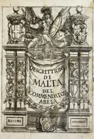Picture 1 of 33 from Della descrittione di Malta isola nel mare Siciliano : con le sue antichita, ed altre notitie : libri quattro (1647), leaf 5