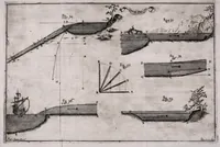 An illustration from Della natura de' fiumi : trattato fisico-matematico (1697)