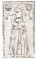 An illustration from Della nobile & antica famiglia de' Capizucchi, baroni romani : diramata da vn medesimo stipite con quella de' conti di Tun, prosapia grande e famosa della Germania (1668)