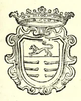 An illustration from Della nobilta dell'Italia parte prima[-seconda] (1615)