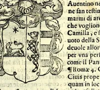 An illustration from Della nobilta dell'Italia parte prima[-seconda] (1615)