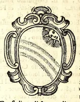 An illustration from Della nobilta dell'Italia parte prima[-seconda] (1615)