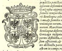 An illustration from Della nobilta dell'Italia parte prima[-seconda] (1615)