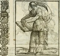 An illustration from Della nouissima Iconologia di Cesare Ripa Perugino Caualier de SS. Mauritio & Lazzaro : parte prima [-terza] : nella quale si descriuono diuerse imagini di virtu, vitij, affetti, passioni humane, arti, discipline, humori, elementi, corpi celesti, prouincie d'Italia, fiumi tutte parte del mondo, & altre infinite materie : opera utile ad oratori, predicatori, poeti, pittori, scultori, disegnatori, & ad'ogni studioso : per inuentar concetti, emblemi, ed'imprese, per diuisare qual si voglia apparato nutiale, funerale, trionsale : per rappresentar poemi drammatici, e per figurare co' suoi proprij simboli ciò che può cadere in pensiero humano : ampliata in quest' ultima editione non solo dallostesso auttore di trecento e cinquantadue imagini con molti discorsi pieni di varia eruditione & con molti indici copiosi (1625)