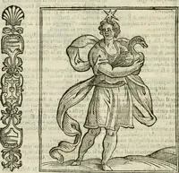 An illustration from Della nouissima Iconologia di Cesare Ripa Perugino Caualier de SS. Mauritio & Lazzaro : parte prima [-terza] : nella quale si descriuono diuerse imagini di virtu, vitij, affetti, passioni humane, arti, discipline, humori, elementi, corpi celesti, prouincie d'Italia, fiumi tutte parte del mondo, & altre infinite materie : opera utile ad oratori, predicatori, poeti, pittori, scultori, disegnatori, & ad'ogni studioso : per inuentar concetti, emblemi, ed'imprese, per diuisare qual si voglia apparato nutiale, funerale, trionsale : per rappresentar poemi drammatici, e per figurare co' suoi proprij simboli ciò che può cadere in pensiero humano : ampliata in quest' ultima editione non solo dallostesso auttore di trecento e cinquantadue imagini con molti discorsi pieni di varia eruditione & con molti indici copiosi (1625)