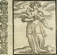 An illustration from Della nouissima Iconologia di Cesare Ripa Perugino Caualier de SS. Mauritio & Lazzaro : parte prima [-terza] : nella quale si descriuono diuerse imagini di virtu, vitij, affetti, passioni humane, arti, discipline, humori, elementi, corpi celesti, prouincie d'Italia, fiumi tutte parte del mondo, & altre infinite materie : opera utile ad oratori, predicatori, poeti, pittori, scultori, disegnatori, & ad'ogni studioso : per inuentar concetti, emblemi, ed'imprese, per diuisare qual si voglia apparato nutiale, funerale, trionsale : per rappresentar poemi drammatici, e per figurare co' suoi proprij simboli ciò che può cadere in pensiero humano : ampliata in quest' ultima editione non solo dallostesso auttore di trecento e cinquantadue imagini con molti discorsi pieni di varia eruditione & con molti indici copiosi (1625)