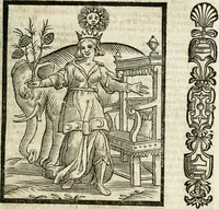 An illustration from Della nouissima Iconologia di Cesare Ripa Perugino Caualier de SS. Mauritio & Lazzaro : parte prima [-terza] : nella quale si descriuono diuerse imagini di virtu, vitij, affetti, passioni humane, arti, discipline, humori, elementi, corpi celesti, prouincie d'Italia, fiumi tutte parte del mondo, & altre infinite materie : opera utile ad oratori, predicatori, poeti, pittori, scultori, disegnatori, & ad'ogni studioso : per inuentar concetti, emblemi, ed'imprese, per diuisare qual si voglia apparato nutiale, funerale, trionsale : per rappresentar poemi drammatici, e per figurare co' suoi proprij simboli ciò che può cadere in pensiero humano : ampliata in quest' ultima editione non solo dallostesso auttore di trecento e cinquantadue imagini con molti discorsi pieni di varia eruditione & con molti indici copiosi (1625)