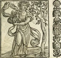 An illustration from Della nouissima Iconologia di Cesare Ripa Perugino Caualier de SS. Mauritio & Lazzaro : parte prima [-terza] : nella quale si descriuono diuerse imagini di virtu, vitij, affetti, passioni humane, arti, discipline, humori, elementi, corpi celesti, prouincie d'Italia, fiumi tutte parte del mondo, & altre infinite materie : opera utile ad oratori, predicatori, poeti, pittori, scultori, disegnatori, & ad'ogni studioso : per inuentar concetti, emblemi, ed'imprese, per diuisare qual si voglia apparato nutiale, funerale, trionsale : per rappresentar poemi drammatici, e per figurare co' suoi proprij simboli ciò che può cadere in pensiero humano : ampliata in quest' ultima editione non solo dallostesso auttore di trecento e cinquantadue imagini con molti discorsi pieni di varia eruditione & con molti indici copiosi (1625)