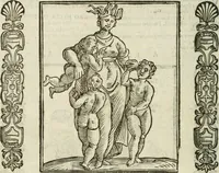 An illustration from Della nouissima Iconologia di Cesare Ripa Perugino Caualier de SS. Mauritio & Lazzaro : parte prima [-terza] : nella quale si descriuono diuerse imagini di virtu, vitij, affetti, passioni humane, arti, discipline, humori, elementi, corpi celesti, prouincie d'Italia, fiumi tutte parte del mondo, & altre infinite materie : opera utile ad oratori, predicatori, poeti, pittori, scultori, disegnatori, & ad'ogni studioso : per inuentar concetti, emblemi, ed'imprese, per diuisare qual si voglia apparato nutiale, funerale, trionsale : per rappresentar poemi drammatici, e per figurare co' suoi proprij simboli ciò che può cadere in pensiero humano : ampliata in quest' ultima editione non solo dallostesso auttore di trecento e cinquantadue imagini con molti discorsi pieni di varia eruditione & con molti indici copiosi (1625)