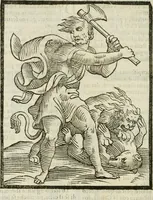 Picture 53 of 333 from Della nouissima Iconologia di Cesare Ripa Perugino Caualier de SS. Mauritio & Lazzaro : parte prima [-terza] : nella quale si descriuono diuerse imagini di virtu, vitij, affetti, passioni humane, arti, discipline, humori, elementi, corpi celesti, prouincie d'Italia, fiumi tutte parte del mondo, & altre infinite materie : opera utile ad oratori, predicatori, poeti, pittori, scultori, disegnatori, & ad'ogni studioso : per inuentar concetti, emblemi, ed'imprese, per diuisare qual si voglia apparato nutiale, funerale, trionsale : per rappresentar poemi drammatici, e per figurare co' suoi proprij simboli ciò che può cadere in pensiero humano : ampliata in quest' ultima editione non solo dallostesso auttore di trecento e cinquantadue imagini con molti discorsi pieni di varia eruditione & con molti indici copiosi (1625), leaf 161