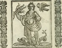 An illustration from Della nouissima Iconologia di Cesare Ripa Perugino Caualier de SS. Mauritio & Lazzaro : parte prima [-terza] : nella quale si descriuono diuerse imagini di virtu, vitij, affetti, passioni humane, arti, discipline, humori, elementi, corpi celesti, prouincie d'Italia, fiumi tutte parte del mondo, & altre infinite materie : opera utile ad oratori, predicatori, poeti, pittori, scultori, disegnatori, & ad'ogni studioso : per inuentar concetti, emblemi, ed'imprese, per diuisare qual si voglia apparato nutiale, funerale, trionsale : per rappresentar poemi drammatici, e per figurare co' suoi proprij simboli ciò che può cadere in pensiero humano : ampliata in quest' ultima editione non solo dallostesso auttore di trecento e cinquantadue imagini con molti discorsi pieni di varia eruditione & con molti indici copiosi (1625)