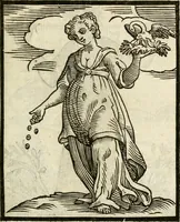 Picture 60 of 333 from Della nouissima Iconologia di Cesare Ripa Perugino Caualier de SS. Mauritio & Lazzaro : parte prima [-terza] : nella quale si descriuono diuerse imagini di virtu, vitij, affetti, passioni humane, arti, discipline, humori, elementi, corpi celesti, prouincie d'Italia, fiumi tutte parte del mondo, & altre infinite materie : opera utile ad oratori, predicatori, poeti, pittori, scultori, disegnatori, & ad'ogni studioso : per inuentar concetti, emblemi, ed'imprese, per diuisare qual si voglia apparato nutiale, funerale, trionsale : per rappresentar poemi drammatici, e per figurare co' suoi proprij simboli ciò che può cadere in pensiero humano : ampliata in quest' ultima editione non solo dallostesso auttore di trecento e cinquantadue imagini con molti discorsi pieni di varia eruditione & con molti indici copiosi (1625), leaf 170