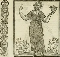 An illustration from Della nouissima Iconologia di Cesare Ripa Perugino Caualier de SS. Mauritio & Lazzaro : parte prima [-terza] : nella quale si descriuono diuerse imagini di virtu, vitij, affetti, passioni humane, arti, discipline, humori, elementi, corpi celesti, prouincie d'Italia, fiumi tutte parte del mondo, & altre infinite materie : opera utile ad oratori, predicatori, poeti, pittori, scultori, disegnatori, & ad'ogni studioso : per inuentar concetti, emblemi, ed'imprese, per diuisare qual si voglia apparato nutiale, funerale, trionsale : per rappresentar poemi drammatici, e per figurare co' suoi proprij simboli ciò che può cadere in pensiero humano : ampliata in quest' ultima editione non solo dallostesso auttore di trecento e cinquantadue imagini con molti discorsi pieni di varia eruditione & con molti indici copiosi (1625)