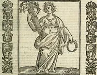 An illustration from Della nouissima Iconologia di Cesare Ripa Perugino Caualier de SS. Mauritio & Lazzaro : parte prima [-terza] : nella quale si descriuono diuerse imagini di virtu, vitij, affetti, passioni humane, arti, discipline, humori, elementi, corpi celesti, prouincie d'Italia, fiumi tutte parte del mondo, & altre infinite materie : opera utile ad oratori, predicatori, poeti, pittori, scultori, disegnatori, & ad'ogni studioso : per inuentar concetti, emblemi, ed'imprese, per diuisare qual si voglia apparato nutiale, funerale, trionsale : per rappresentar poemi drammatici, e per figurare co' suoi proprij simboli ciò che può cadere in pensiero humano : ampliata in quest' ultima editione non solo dallostesso auttore di trecento e cinquantadue imagini con molti discorsi pieni di varia eruditione & con molti indici copiosi (1625)