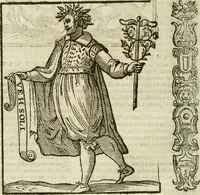An illustration from Della nouissima Iconologia di Cesare Ripa Perugino Caualier de SS. Mauritio & Lazzaro : parte prima [-terza] : nella quale si descriuono diuerse imagini di virtu, vitij, affetti, passioni humane, arti, discipline, humori, elementi, corpi celesti, prouincie d'Italia, fiumi tutte parte del mondo, & altre infinite materie : opera utile ad oratori, predicatori, poeti, pittori, scultori, disegnatori, & ad'ogni studioso : per inuentar concetti, emblemi, ed'imprese, per diuisare qual si voglia apparato nutiale, funerale, trionsale : per rappresentar poemi drammatici, e per figurare co' suoi proprij simboli ciò che può cadere in pensiero humano : ampliata in quest' ultima editione non solo dallostesso auttore di trecento e cinquantadue imagini con molti discorsi pieni di varia eruditione & con molti indici copiosi (1625)