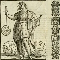 An illustration from Della nouissima Iconologia di Cesare Ripa Perugino Caualier de SS. Mauritio & Lazzaro : parte prima [-terza] : nella quale si descriuono diuerse imagini di virtu, vitij, affetti, passioni humane, arti, discipline, humori, elementi, corpi celesti, prouincie d'Italia, fiumi tutte parte del mondo, & altre infinite materie : opera utile ad oratori, predicatori, poeti, pittori, scultori, disegnatori, & ad'ogni studioso : per inuentar concetti, emblemi, ed'imprese, per diuisare qual si voglia apparato nutiale, funerale, trionsale : per rappresentar poemi drammatici, e per figurare co' suoi proprij simboli ciò che può cadere in pensiero humano : ampliata in quest' ultima editione non solo dallostesso auttore di trecento e cinquantadue imagini con molti discorsi pieni di varia eruditione & con molti indici copiosi (1625)