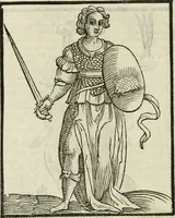Picture 95 of 333 from Della nouissima Iconologia di Cesare Ripa Perugino Caualier de SS. Mauritio & Lazzaro : parte prima [-terza] : nella quale si descriuono diuerse imagini di virtu, vitij, affetti, passioni humane, arti, discipline, humori, elementi, corpi celesti, prouincie d'Italia, fiumi tutte parte del mondo, & altre infinite materie : opera utile ad oratori, predicatori, poeti, pittori, scultori, disegnatori, & ad'ogni studioso : per inuentar concetti, emblemi, ed'imprese, per diuisare qual si voglia apparato nutiale, funerale, trionsale : per rappresentar poemi drammatici, e per figurare co' suoi proprij simboli ciò che può cadere in pensiero humano : ampliata in quest' ultima editione non solo dallostesso auttore di trecento e cinquantadue imagini con molti discorsi pieni di varia eruditione & con molti indici copiosi (1625), leaf 231
