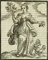 Picture 100 of 333 from Della nouissima Iconologia di Cesare Ripa Perugino Caualier de SS. Mauritio & Lazzaro : parte prima [-terza] : nella quale si descriuono diuerse imagini di virtu, vitij, affetti, passioni humane, arti, discipline, humori, elementi, corpi celesti, prouincie d'Italia, fiumi tutte parte del mondo, & altre infinite materie : opera utile ad oratori, predicatori, poeti, pittori, scultori, disegnatori, & ad'ogni studioso : per inuentar concetti, emblemi, ed'imprese, per diuisare qual si voglia apparato nutiale, funerale, trionsale : per rappresentar poemi drammatici, e per figurare co' suoi proprij simboli ciò che può cadere in pensiero humano : ampliata in quest' ultima editione non solo dallostesso auttore di trecento e cinquantadue imagini con molti discorsi pieni di varia eruditione & con molti indici copiosi (1625), leaf 239