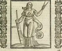 Picture 110 of 333 from Della nouissima Iconologia di Cesare Ripa Perugino Caualier de SS. Mauritio & Lazzaro : parte prima [-terza] : nella quale si descriuono diuerse imagini di virtu, vitij, affetti, passioni humane, arti, discipline, humori, elementi, corpi celesti, prouincie d'Italia, fiumi tutte parte del mondo, & altre infinite materie : opera utile ad oratori, predicatori, poeti, pittori, scultori, disegnatori, & ad'ogni studioso : per inuentar concetti, emblemi, ed'imprese, per diuisare qual si voglia apparato nutiale, funerale, trionsale : per rappresentar poemi drammatici, e per figurare co' suoi proprij simboli ciò che può cadere in pensiero humano : ampliata in quest' ultima editione non solo dallostesso auttore di trecento e cinquantadue imagini con molti discorsi pieni di varia eruditione & con molti indici copiosi (1625), leaf 254