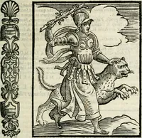 Picture 127 of 333 from Della nouissima Iconologia di Cesare Ripa Perugino Caualier de SS. Mauritio & Lazzaro : parte prima [-terza] : nella quale si descriuono diuerse imagini di virtu, vitij, affetti, passioni humane, arti, discipline, humori, elementi, corpi celesti, prouincie d'Italia, fiumi tutte parte del mondo, & altre infinite materie : opera utile ad oratori, predicatori, poeti, pittori, scultori, disegnatori, & ad'ogni studioso : per inuentar concetti, emblemi, ed'imprese, per diuisare qual si voglia apparato nutiale, funerale, trionsale : per rappresentar poemi drammatici, e per figurare co' suoi proprij simboli ciò che può cadere in pensiero humano : ampliata in quest' ultima editione non solo dallostesso auttore di trecento e cinquantadue imagini con molti discorsi pieni di varia eruditione & con molti indici copiosi (1625), leaf 296