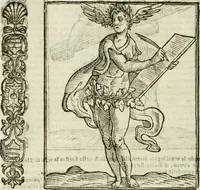 An illustration from Della nouissima Iconologia di Cesare Ripa Perugino Caualier de SS. Mauritio & Lazzaro : parte prima [-terza] : nella quale si descriuono diuerse imagini di virtu, vitij, affetti, passioni humane, arti, discipline, humori, elementi, corpi celesti, prouincie d'Italia, fiumi tutte parte del mondo, & altre infinite materie : opera utile ad oratori, predicatori, poeti, pittori, scultori, disegnatori, & ad'ogni studioso : per inuentar concetti, emblemi, ed'imprese, per diuisare qual si voglia apparato nutiale, funerale, trionsale : per rappresentar poemi drammatici, e per figurare co' suoi proprij simboli ciò che può cadere in pensiero humano : ampliata in quest' ultima editione non solo dallostesso auttore di trecento e cinquantadue imagini con molti discorsi pieni di varia eruditione & con molti indici copiosi (1625)