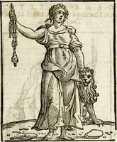 An illustration from Della nouissima Iconologia di Cesare Ripa Perugino Caualier de SS. Mauritio & Lazzaro : parte prima [-terza] : nella quale si descriuono diuerse imagini di virtu, vitij, affetti, passioni humane, arti, discipline, humori, elementi, corpi celesti, prouincie d'Italia, fiumi tutte parte del mondo, & altre infinite materie : opera utile ad oratori, predicatori, poeti, pittori, scultori, disegnatori, & ad'ogni studioso : per inuentar concetti, emblemi, ed'imprese, per diuisare qual si voglia apparato nutiale, funerale, trionsale : per rappresentar poemi drammatici, e per figurare co' suoi proprij simboli ciò che può cadere in pensiero humano : ampliata in quest' ultima editione non solo dallostesso auttore di trecento e cinquantadue imagini con molti discorsi pieni di varia eruditione & con molti indici copiosi (1625)