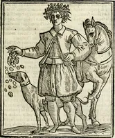Picture 145 of 333 from Della nouissima Iconologia di Cesare Ripa Perugino Caualier de SS. Mauritio & Lazzaro : parte prima [-terza] : nella quale si descriuono diuerse imagini di virtu, vitij, affetti, passioni humane, arti, discipline, humori, elementi, corpi celesti, prouincie d'Italia, fiumi tutte parte del mondo, & altre infinite materie : opera utile ad oratori, predicatori, poeti, pittori, scultori, disegnatori, & ad'ogni studioso : per inuentar concetti, emblemi, ed'imprese, per diuisare qual si voglia apparato nutiale, funerale, trionsale : per rappresentar poemi drammatici, e per figurare co' suoi proprij simboli ciò che può cadere in pensiero humano : ampliata in quest' ultima editione non solo dallostesso auttore di trecento e cinquantadue imagini con molti discorsi pieni di varia eruditione & con molti indici copiosi (1625), leaf 342