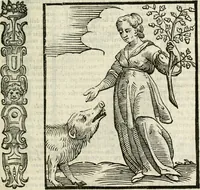 An illustration from Della nouissima Iconologia di Cesare Ripa Perugino Caualier de SS. Mauritio & Lazzaro : parte prima [-terza] : nella quale si descriuono diuerse imagini di virtu, vitij, affetti, passioni humane, arti, discipline, humori, elementi, corpi celesti, prouincie d'Italia, fiumi tutte parte del mondo, & altre infinite materie : opera utile ad oratori, predicatori, poeti, pittori, scultori, disegnatori, & ad'ogni studioso : per inuentar concetti, emblemi, ed'imprese, per diuisare qual si voglia apparato nutiale, funerale, trionsale : per rappresentar poemi drammatici, e per figurare co' suoi proprij simboli ciò che può cadere in pensiero humano : ampliata in quest' ultima editione non solo dallostesso auttore di trecento e cinquantadue imagini con molti discorsi pieni di varia eruditione & con molti indici copiosi (1625)