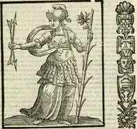 An illustration from Della nouissima Iconologia di Cesare Ripa Perugino Caualier de SS. Mauritio & Lazzaro : parte prima [-terza] : nella quale si descriuono diuerse imagini di virtu, vitij, affetti, passioni humane, arti, discipline, humori, elementi, corpi celesti, prouincie d'Italia, fiumi tutte parte del mondo, & altre infinite materie : opera utile ad oratori, predicatori, poeti, pittori, scultori, disegnatori, & ad'ogni studioso : per inuentar concetti, emblemi, ed'imprese, per diuisare qual si voglia apparato nutiale, funerale, trionsale : per rappresentar poemi drammatici, e per figurare co' suoi proprij simboli ciò che può cadere in pensiero humano : ampliata in quest' ultima editione non solo dallostesso auttore di trecento e cinquantadue imagini con molti discorsi pieni di varia eruditione & con molti indici copiosi (1625)