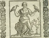 An illustration from Della nouissima Iconologia di Cesare Ripa Perugino Caualier de SS. Mauritio & Lazzaro : parte prima [-terza] : nella quale si descriuono diuerse imagini di virtu, vitij, affetti, passioni humane, arti, discipline, humori, elementi, corpi celesti, prouincie d'Italia, fiumi tutte parte del mondo, & altre infinite materie : opera utile ad oratori, predicatori, poeti, pittori, scultori, disegnatori, & ad'ogni studioso : per inuentar concetti, emblemi, ed'imprese, per diuisare qual si voglia apparato nutiale, funerale, trionsale : per rappresentar poemi drammatici, e per figurare co' suoi proprij simboli ciò che può cadere in pensiero humano : ampliata in quest' ultima editione non solo dallostesso auttore di trecento e cinquantadue imagini con molti discorsi pieni di varia eruditione & con molti indici copiosi (1625)
