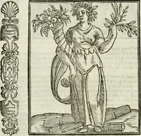 Picture 187 of 333 from Della nouissima Iconologia di Cesare Ripa Perugino Caualier de SS. Mauritio & Lazzaro : parte prima [-terza] : nella quale si descriuono diuerse imagini di virtu, vitij, affetti, passioni humane, arti, discipline, humori, elementi, corpi celesti, prouincie d'Italia, fiumi tutte parte del mondo, & altre infinite materie : opera utile ad oratori, predicatori, poeti, pittori, scultori, disegnatori, & ad'ogni studioso : per inuentar concetti, emblemi, ed'imprese, per diuisare qual si voglia apparato nutiale, funerale, trionsale : per rappresentar poemi drammatici, e per figurare co' suoi proprij simboli ciò che può cadere in pensiero humano : ampliata in quest' ultima editione non solo dallostesso auttore di trecento e cinquantadue imagini con molti discorsi pieni di varia eruditione & con molti indici copiosi (1625), leaf 431