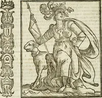 Picture 194 of 333 from Della nouissima Iconologia di Cesare Ripa Perugino Caualier de SS. Mauritio & Lazzaro : parte prima [-terza] : nella quale si descriuono diuerse imagini di virtu, vitij, affetti, passioni humane, arti, discipline, humori, elementi, corpi celesti, prouincie d'Italia, fiumi tutte parte del mondo, & altre infinite materie : opera utile ad oratori, predicatori, poeti, pittori, scultori, disegnatori, & ad'ogni studioso : per inuentar concetti, emblemi, ed'imprese, per diuisare qual si voglia apparato nutiale, funerale, trionsale : per rappresentar poemi drammatici, e per figurare co' suoi proprij simboli ciò che può cadere in pensiero humano : ampliata in quest' ultima editione non solo dallostesso auttore di trecento e cinquantadue imagini con molti discorsi pieni di varia eruditione & con molti indici copiosi (1625), leaf 445