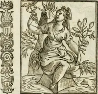 An illustration from Della nouissima Iconologia di Cesare Ripa Perugino Caualier de SS. Mauritio & Lazzaro : parte prima [-terza] : nella quale si descriuono diuerse imagini di virtu, vitij, affetti, passioni humane, arti, discipline, humori, elementi, corpi celesti, prouincie d'Italia, fiumi tutte parte del mondo, & altre infinite materie : opera utile ad oratori, predicatori, poeti, pittori, scultori, disegnatori, & ad'ogni studioso : per inuentar concetti, emblemi, ed'imprese, per diuisare qual si voglia apparato nutiale, funerale, trionsale : per rappresentar poemi drammatici, e per figurare co' suoi proprij simboli ciò che può cadere in pensiero humano : ampliata in quest' ultima editione non solo dallostesso auttore di trecento e cinquantadue imagini con molti discorsi pieni di varia eruditione & con molti indici copiosi (1625)