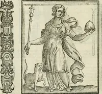 An illustration from Della nouissima Iconologia di Cesare Ripa Perugino Caualier de SS. Mauritio & Lazzaro : parte prima [-terza] : nella quale si descriuono diuerse imagini di virtu, vitij, affetti, passioni humane, arti, discipline, humori, elementi, corpi celesti, prouincie d'Italia, fiumi tutte parte del mondo, & altre infinite materie : opera utile ad oratori, predicatori, poeti, pittori, scultori, disegnatori, & ad'ogni studioso : per inuentar concetti, emblemi, ed'imprese, per diuisare qual si voglia apparato nutiale, funerale, trionsale : per rappresentar poemi drammatici, e per figurare co' suoi proprij simboli ciò che può cadere in pensiero humano : ampliata in quest' ultima editione non solo dallostesso auttore di trecento e cinquantadue imagini con molti discorsi pieni di varia eruditione & con molti indici copiosi (1625)
