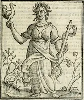 An illustration from Della nouissima Iconologia di Cesare Ripa Perugino Caualier de SS. Mauritio & Lazzaro : parte prima [-terza] : nella quale si descriuono diuerse imagini di virtu, vitij, affetti, passioni humane, arti, discipline, humori, elementi, corpi celesti, prouincie d'Italia, fiumi tutte parte del mondo, & altre infinite materie : opera utile ad oratori, predicatori, poeti, pittori, scultori, disegnatori, & ad'ogni studioso : per inuentar concetti, emblemi, ed'imprese, per diuisare qual si voglia apparato nutiale, funerale, trionsale : per rappresentar poemi drammatici, e per figurare co' suoi proprij simboli ciò che può cadere in pensiero humano : ampliata in quest' ultima editione non solo dallostesso auttore di trecento e cinquantadue imagini con molti discorsi pieni di varia eruditione & con molti indici copiosi (1625)