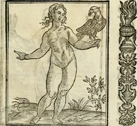 An illustration from Della nouissima Iconologia di Cesare Ripa Perugino Caualier de SS. Mauritio & Lazzaro : parte prima [-terza] : nella quale si descriuono diuerse imagini di virtu, vitij, affetti, passioni humane, arti, discipline, humori, elementi, corpi celesti, prouincie d'Italia, fiumi tutte parte del mondo, & altre infinite materie : opera utile ad oratori, predicatori, poeti, pittori, scultori, disegnatori, & ad'ogni studioso : per inuentar concetti, emblemi, ed'imprese, per diuisare qual si voglia apparato nutiale, funerale, trionsale : per rappresentar poemi drammatici, e per figurare co' suoi proprij simboli ciò che può cadere in pensiero humano : ampliata in quest' ultima editione non solo dallostesso auttore di trecento e cinquantadue imagini con molti discorsi pieni di varia eruditione & con molti indici copiosi (1625)