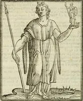 An illustration from Della nouissima Iconologia di Cesare Ripa Perugino Caualier de SS. Mauritio & Lazzaro : parte prima [-terza] : nella quale si descriuono diuerse imagini di virtu, vitij, affetti, passioni humane, arti, discipline, humori, elementi, corpi celesti, prouincie d'Italia, fiumi tutte parte del mondo, & altre infinite materie : opera utile ad oratori, predicatori, poeti, pittori, scultori, disegnatori, & ad'ogni studioso : per inuentar concetti, emblemi, ed'imprese, per diuisare qual si voglia apparato nutiale, funerale, trionsale : per rappresentar poemi drammatici, e per figurare co' suoi proprij simboli ciò che può cadere in pensiero humano : ampliata in quest' ultima editione non solo dallostesso auttore di trecento e cinquantadue imagini con molti discorsi pieni di varia eruditione & con molti indici copiosi (1625)