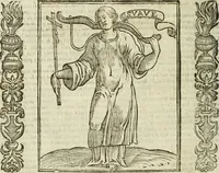 An illustration from Della nouissima Iconologia di Cesare Ripa Perugino Caualier de SS. Mauritio & Lazzaro : parte prima [-terza] : nella quale si descriuono diuerse imagini di virtu, vitij, affetti, passioni humane, arti, discipline, humori, elementi, corpi celesti, prouincie d'Italia, fiumi tutte parte del mondo, & altre infinite materie : opera utile ad oratori, predicatori, poeti, pittori, scultori, disegnatori, & ad'ogni studioso : per inuentar concetti, emblemi, ed'imprese, per diuisare qual si voglia apparato nutiale, funerale, trionsale : per rappresentar poemi drammatici, e per figurare co' suoi proprij simboli ciò che può cadere in pensiero humano : ampliata in quest' ultima editione non solo dallostesso auttore di trecento e cinquantadue imagini con molti discorsi pieni di varia eruditione & con molti indici copiosi (1625)