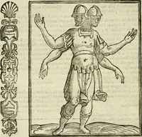 An illustration from Della nouissima Iconologia di Cesare Ripa Perugino Caualier de SS. Mauritio & Lazzaro : parte prima [-terza] : nella quale si descriuono diuerse imagini di virtu, vitij, affetti, passioni humane, arti, discipline, humori, elementi, corpi celesti, prouincie d'Italia, fiumi tutte parte del mondo, & altre infinite materie : opera utile ad oratori, predicatori, poeti, pittori, scultori, disegnatori, & ad'ogni studioso : per inuentar concetti, emblemi, ed'imprese, per diuisare qual si voglia apparato nutiale, funerale, trionsale : per rappresentar poemi drammatici, e per figurare co' suoi proprij simboli ciò che può cadere in pensiero humano : ampliata in quest' ultima editione non solo dallostesso auttore di trecento e cinquantadue imagini con molti discorsi pieni di varia eruditione & con molti indici copiosi (1625)