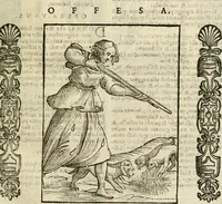 An illustration from Della nouissima Iconologia di Cesare Ripa Perugino Caualier de SS. Mauritio & Lazzaro : parte prima [-terza] : nella quale si descriuono diuerse imagini di virtu, vitij, affetti, passioni humane, arti, discipline, humori, elementi, corpi celesti, prouincie d'Italia, fiumi tutte parte del mondo, & altre infinite materie : opera utile ad oratori, predicatori, poeti, pittori, scultori, disegnatori, & ad'ogni studioso : per inuentar concetti, emblemi, ed'imprese, per diuisare qual si voglia apparato nutiale, funerale, trionsale : per rappresentar poemi drammatici, e per figurare co' suoi proprij simboli ciò che può cadere in pensiero humano : ampliata in quest' ultima editione non solo dallostesso auttore di trecento e cinquantadue imagini con molti discorsi pieni di varia eruditione & con molti indici copiosi (1625)