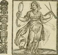 An illustration from Della nouissima Iconologia di Cesare Ripa Perugino Caualier de SS. Mauritio & Lazzaro : parte prima [-terza] : nella quale si descriuono diuerse imagini di virtu, vitij, affetti, passioni humane, arti, discipline, humori, elementi, corpi celesti, prouincie d'Italia, fiumi tutte parte del mondo, & altre infinite materie : opera utile ad oratori, predicatori, poeti, pittori, scultori, disegnatori, & ad'ogni studioso : per inuentar concetti, emblemi, ed'imprese, per diuisare qual si voglia apparato nutiale, funerale, trionsale : per rappresentar poemi drammatici, e per figurare co' suoi proprij simboli ciò che può cadere in pensiero humano : ampliata in quest' ultima editione non solo dallostesso auttore di trecento e cinquantadue imagini con molti discorsi pieni di varia eruditione & con molti indici copiosi (1625)