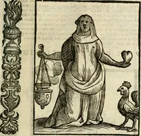 An illustration from Della nouissima Iconologia di Cesare Ripa Perugino Caualier de SS. Mauritio & Lazzaro : parte prima [-terza] : nella quale si descriuono diuerse imagini di virtu, vitij, affetti, passioni humane, arti, discipline, humori, elementi, corpi celesti, prouincie d'Italia, fiumi tutte parte del mondo, & altre infinite materie : opera utile ad oratori, predicatori, poeti, pittori, scultori, disegnatori, & ad'ogni studioso : per inuentar concetti, emblemi, ed'imprese, per diuisare qual si voglia apparato nutiale, funerale, trionsale : per rappresentar poemi drammatici, e per figurare co' suoi proprij simboli ciò che può cadere in pensiero humano : ampliata in quest' ultima editione non solo dallostesso auttore di trecento e cinquantadue imagini con molti discorsi pieni di varia eruditione & con molti indici copiosi (1625)