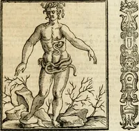 An illustration from Della nouissima Iconologia di Cesare Ripa Perugino Caualier de SS. Mauritio & Lazzaro : parte prima [-terza] : nella quale si descriuono diuerse imagini di virtu, vitij, affetti, passioni humane, arti, discipline, humori, elementi, corpi celesti, prouincie d'Italia, fiumi tutte parte del mondo, & altre infinite materie : opera utile ad oratori, predicatori, poeti, pittori, scultori, disegnatori, & ad'ogni studioso : per inuentar concetti, emblemi, ed'imprese, per diuisare qual si voglia apparato nutiale, funerale, trionsale : per rappresentar poemi drammatici, e per figurare co' suoi proprij simboli ciò che può cadere in pensiero humano : ampliata in quest' ultima editione non solo dallostesso auttore di trecento e cinquantadue imagini con molti discorsi pieni di varia eruditione & con molti indici copiosi (1625)