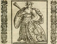 Picture 251 of 333 from Della nouissima Iconologia di Cesare Ripa Perugino Caualier de SS. Mauritio & Lazzaro : parte prima [-terza] : nella quale si descriuono diuerse imagini di virtu, vitij, affetti, passioni humane, arti, discipline, humori, elementi, corpi celesti, prouincie d'Italia, fiumi tutte parte del mondo, & altre infinite materie : opera utile ad oratori, predicatori, poeti, pittori, scultori, disegnatori, & ad'ogni studioso : per inuentar concetti, emblemi, ed'imprese, per diuisare qual si voglia apparato nutiale, funerale, trionsale : per rappresentar poemi drammatici, e per figurare co' suoi proprij simboli ciò che può cadere in pensiero humano : ampliata in quest' ultima editione non solo dallostesso auttore di trecento e cinquantadue imagini con molti discorsi pieni di varia eruditione & con molti indici copiosi (1625), leaf 586
