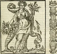An illustration from Della nouissima Iconologia di Cesare Ripa Perugino Caualier de SS. Mauritio & Lazzaro : parte prima [-terza] : nella quale si descriuono diuerse imagini di virtu, vitij, affetti, passioni humane, arti, discipline, humori, elementi, corpi celesti, prouincie d'Italia, fiumi tutte parte del mondo, & altre infinite materie : opera utile ad oratori, predicatori, poeti, pittori, scultori, disegnatori, & ad'ogni studioso : per inuentar concetti, emblemi, ed'imprese, per diuisare qual si voglia apparato nutiale, funerale, trionsale : per rappresentar poemi drammatici, e per figurare co' suoi proprij simboli ciò che può cadere in pensiero humano : ampliata in quest' ultima editione non solo dallostesso auttore di trecento e cinquantadue imagini con molti discorsi pieni di varia eruditione & con molti indici copiosi (1625)