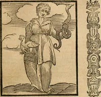 An illustration from Della nouissima Iconologia di Cesare Ripa Perugino Caualier de SS. Mauritio & Lazzaro : parte prima [-terza] : nella quale si descriuono diuerse imagini di virtu, vitij, affetti, passioni humane, arti, discipline, humori, elementi, corpi celesti, prouincie d'Italia, fiumi tutte parte del mondo, & altre infinite materie : opera utile ad oratori, predicatori, poeti, pittori, scultori, disegnatori, & ad'ogni studioso : per inuentar concetti, emblemi, ed'imprese, per diuisare qual si voglia apparato nutiale, funerale, trionsale : per rappresentar poemi drammatici, e per figurare co' suoi proprij simboli ciò che può cadere in pensiero humano : ampliata in quest' ultima editione non solo dallostesso auttore di trecento e cinquantadue imagini con molti discorsi pieni di varia eruditione & con molti indici copiosi (1625)