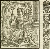 An illustration from Della nouissima Iconologia di Cesare Ripa Perugino Caualier de SS. Mauritio & Lazzaro : parte prima [-terza] : nella quale si descriuono diuerse imagini di virtu, vitij, affetti, passioni humane, arti, discipline, humori, elementi, corpi celesti, prouincie d'Italia, fiumi tutte parte del mondo, & altre infinite materie : opera utile ad oratori, predicatori, poeti, pittori, scultori, disegnatori, & ad'ogni studioso : per inuentar concetti, emblemi, ed'imprese, per diuisare qual si voglia apparato nutiale, funerale, trionsale : per rappresentar poemi drammatici, e per figurare co' suoi proprij simboli ciò che può cadere in pensiero humano : ampliata in quest' ultima editione non solo dallostesso auttore di trecento e cinquantadue imagini con molti discorsi pieni di varia eruditione & con molti indici copiosi (1625)