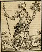 An illustration from Della nouissima Iconologia di Cesare Ripa Perugino Caualier de SS. Mauritio & Lazzaro : parte prima [-terza] : nella quale si descriuono diuerse imagini di virtu, vitij, affetti, passioni humane, arti, discipline, humori, elementi, corpi celesti, prouincie d'Italia, fiumi tutte parte del mondo, & altre infinite materie : opera utile ad oratori, predicatori, poeti, pittori, scultori, disegnatori, & ad'ogni studioso : per inuentar concetti, emblemi, ed'imprese, per diuisare qual si voglia apparato nutiale, funerale, trionsale : per rappresentar poemi drammatici, e per figurare co' suoi proprij simboli ciò che può cadere in pensiero humano : ampliata in quest' ultima editione non solo dallostesso auttore di trecento e cinquantadue imagini con molti discorsi pieni di varia eruditione & con molti indici copiosi (1625)