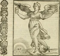 An illustration from Della nouissima Iconologia di Cesare Ripa Perugino Caualier de SS. Mauritio & Lazzaro : parte prima [-terza] : nella quale si descriuono diuerse imagini di virtu, vitij, affetti, passioni humane, arti, discipline, humori, elementi, corpi celesti, prouincie d'Italia, fiumi tutte parte del mondo, & altre infinite materie : opera utile ad oratori, predicatori, poeti, pittori, scultori, disegnatori, & ad'ogni studioso : per inuentar concetti, emblemi, ed'imprese, per diuisare qual si voglia apparato nutiale, funerale, trionsale : per rappresentar poemi drammatici, e per figurare co' suoi proprij simboli ciò che può cadere in pensiero humano : ampliata in quest' ultima editione non solo dallostesso auttore di trecento e cinquantadue imagini con molti discorsi pieni di varia eruditione & con molti indici copiosi (1625)