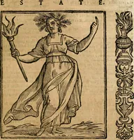 Picture 300 of 333 from Della nouissima Iconologia di Cesare Ripa Perugino Caualier de SS. Mauritio & Lazzaro : parte prima [-terza] : nella quale si descriuono diuerse imagini di virtu, vitij, affetti, passioni humane, arti, discipline, humori, elementi, corpi celesti, prouincie d'Italia, fiumi tutte parte del mondo, & altre infinite materie : opera utile ad oratori, predicatori, poeti, pittori, scultori, disegnatori, & ad'ogni studioso : per inuentar concetti, emblemi, ed'imprese, per diuisare qual si voglia apparato nutiale, funerale, trionsale : per rappresentar poemi drammatici, e per figurare co' suoi proprij simboli ciò che può cadere in pensiero humano : ampliata in quest' ultima editione non solo dallostesso auttore di trecento e cinquantadue imagini con molti discorsi pieni di varia eruditione & con molti indici copiosi (1625), leaf 710